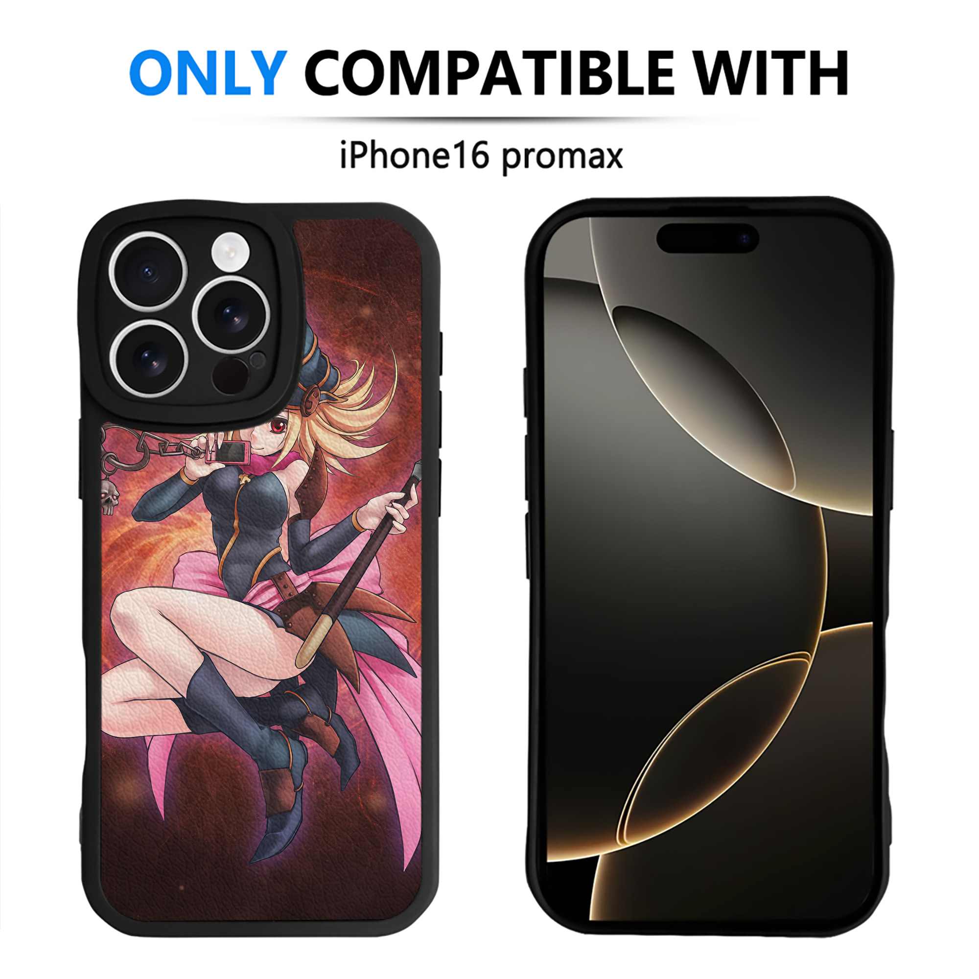 （画像用） 遊☆戯☆王 Yu-Gi-Oh! 【iPhone 16シリーズ対応】シリコンスマホケース（レザー調） 材質：シリコン